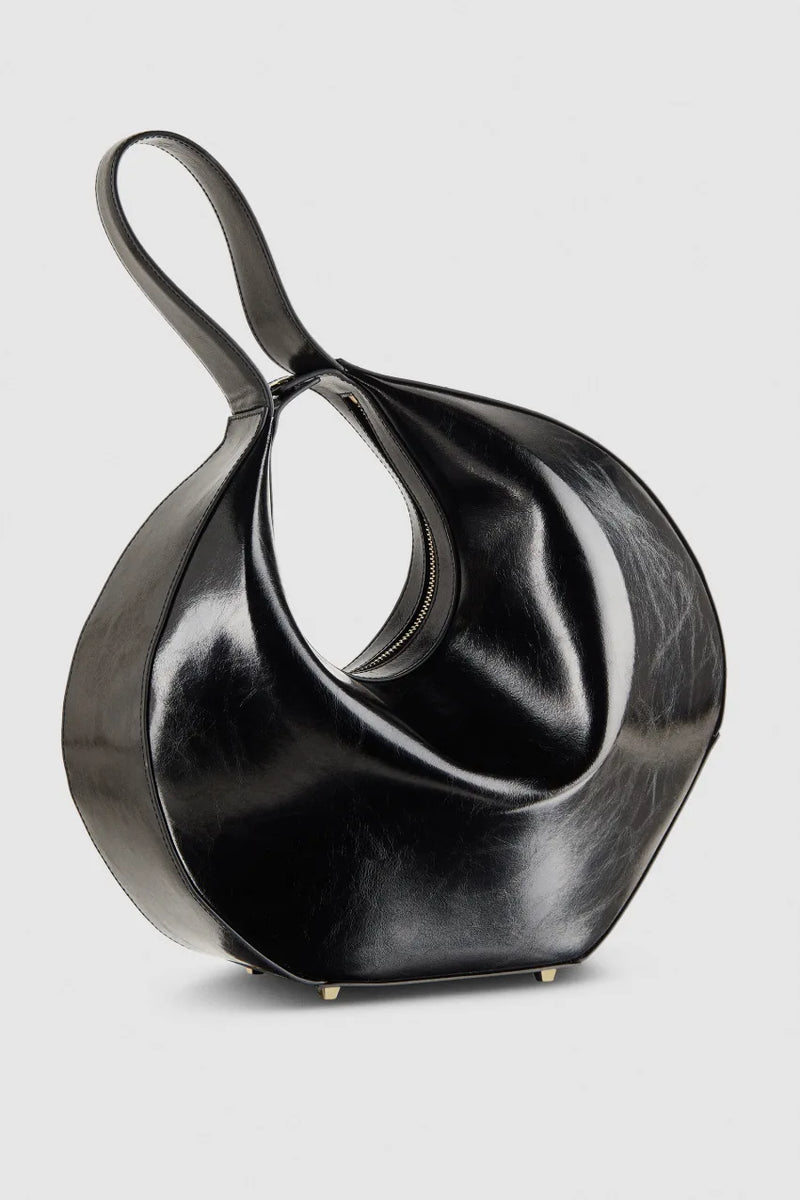 Borsa Bangle Bag in Pelle nero