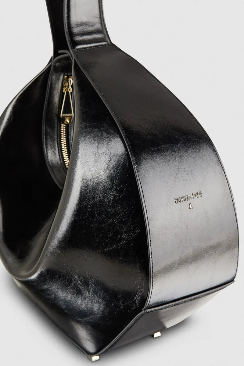 Borsa Bangle Bag in Pelle nero