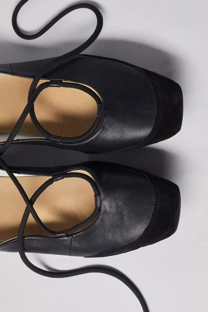 Scarpe Ballerine Dancing Skin Nero