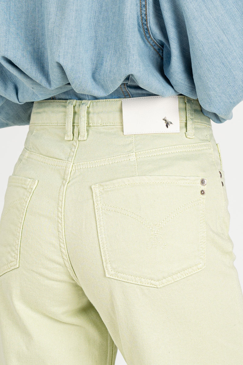 Pantalone Denim Dritti soft Green