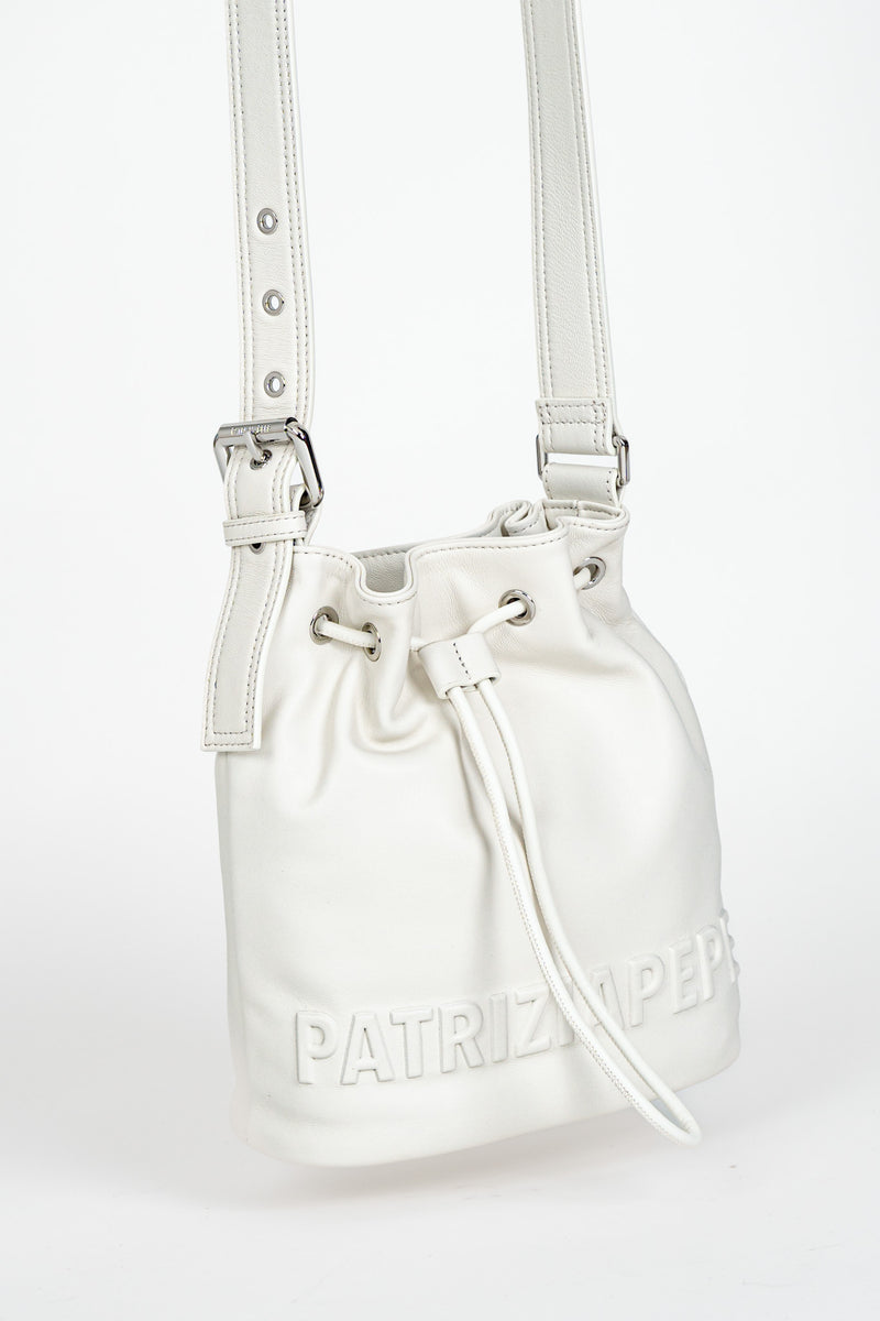 Borsa Secchiello "Imperfection"Bianco