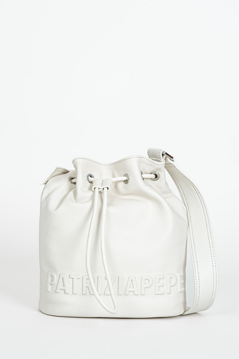 Borsa Secchiello "Imperfection"Bianco