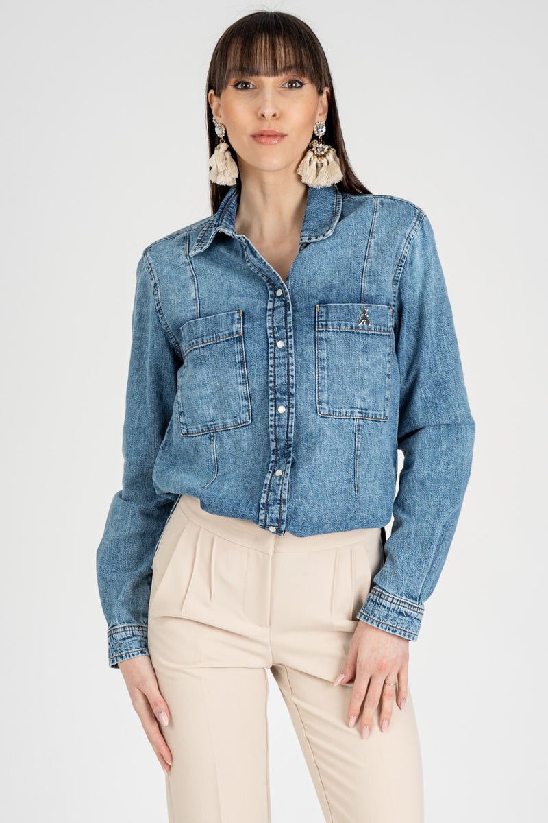 Camicia in Denim Blue Wash