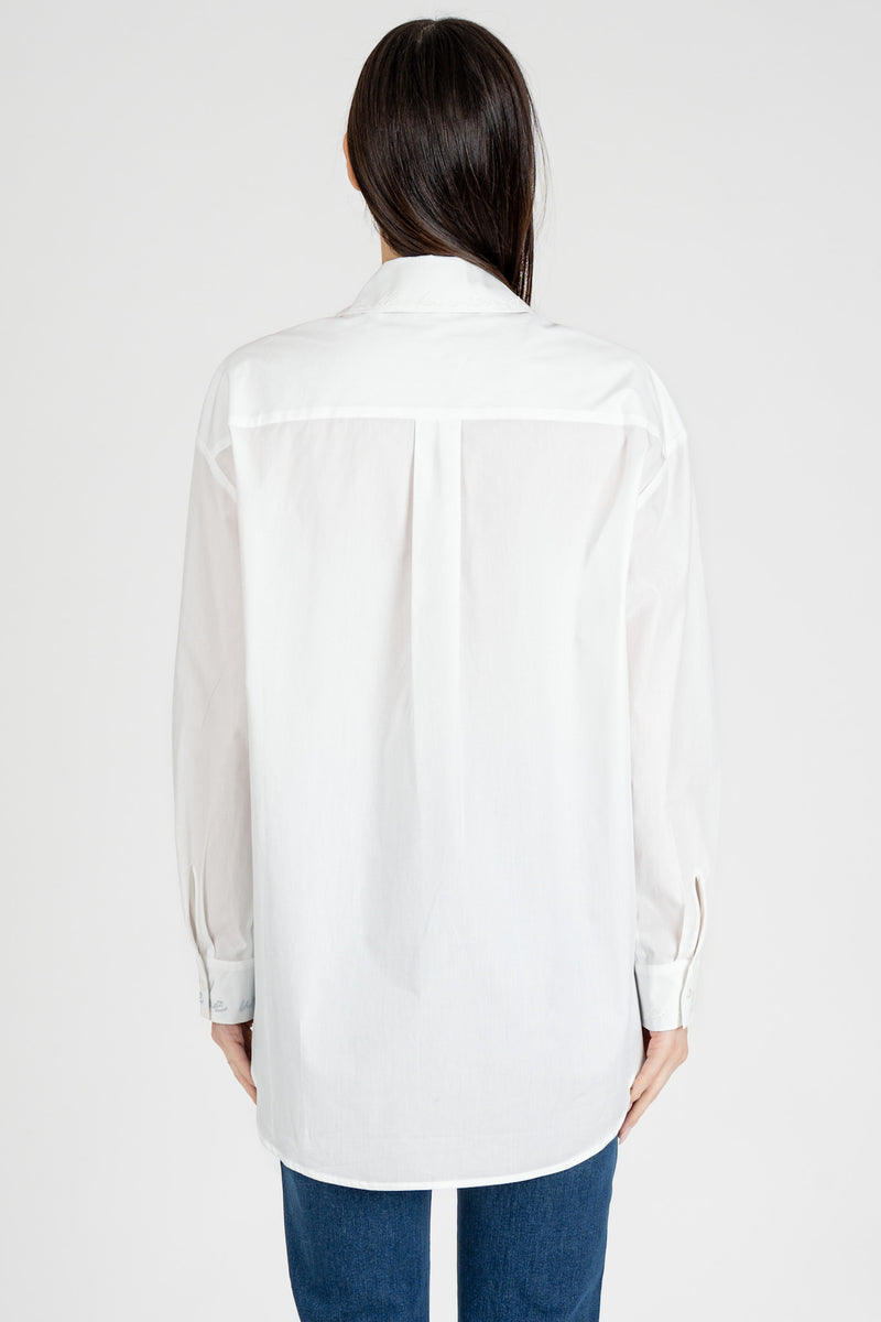 Camicia Ricami Bianco