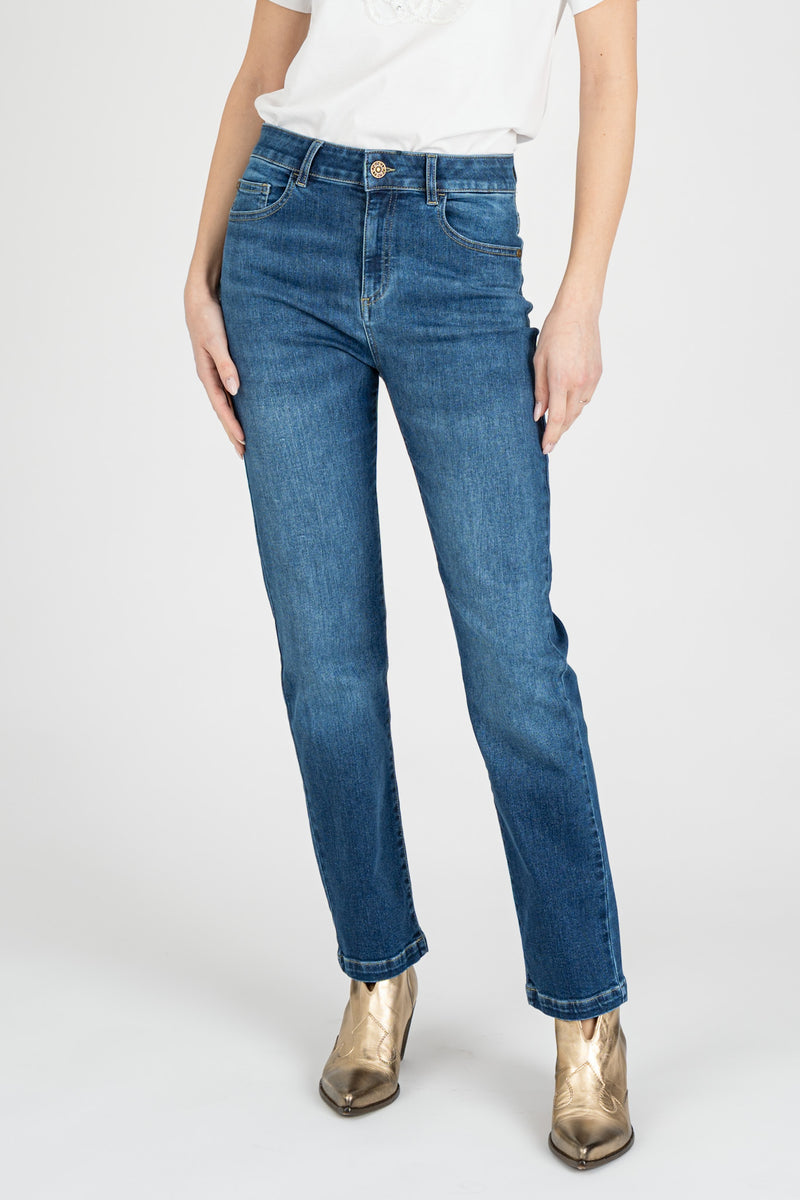 Jeans Bi-Stretch Denim Sigaretta