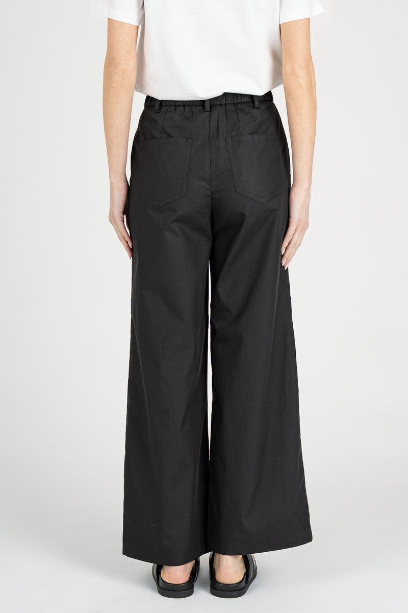 Pantalone Gamba Dritta Nero