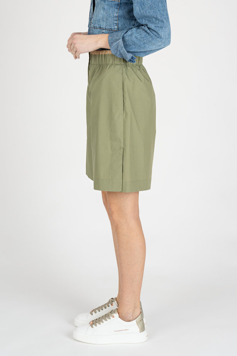 Pantalone Bermuda Verde Militare