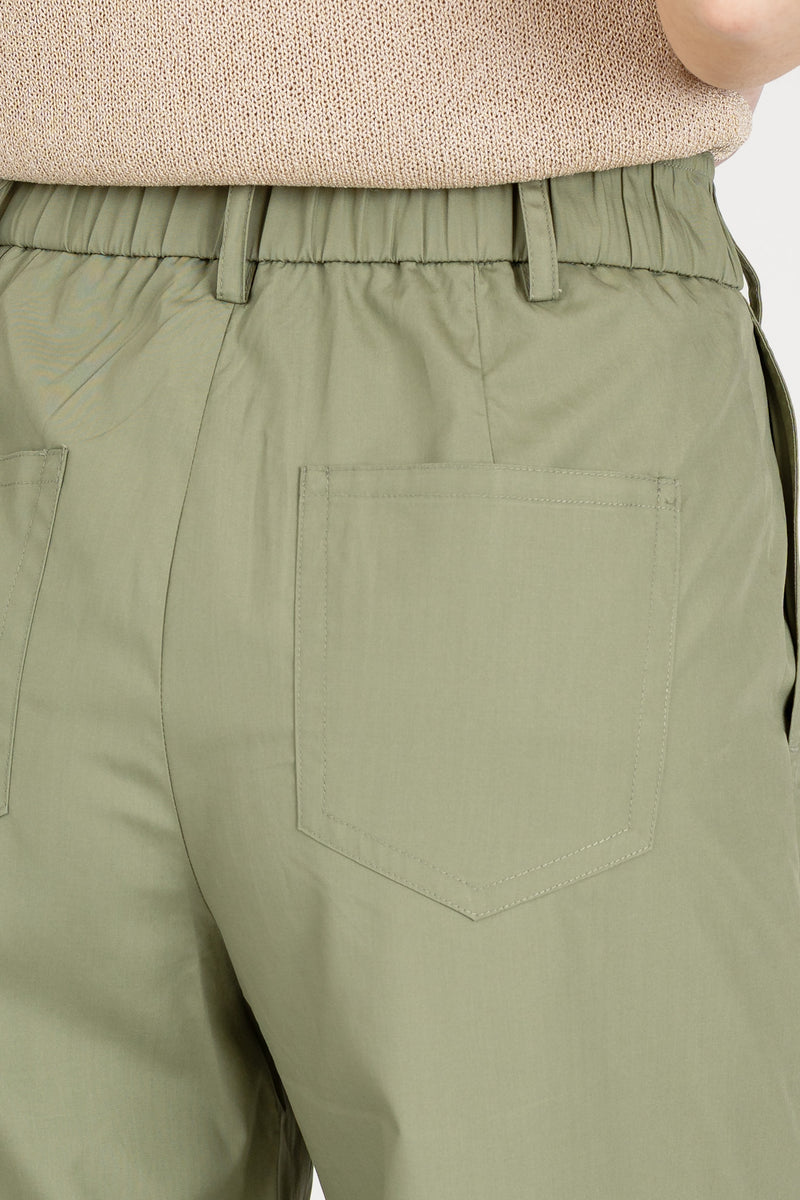 Pantalone Gamba Dritta Verde Militare