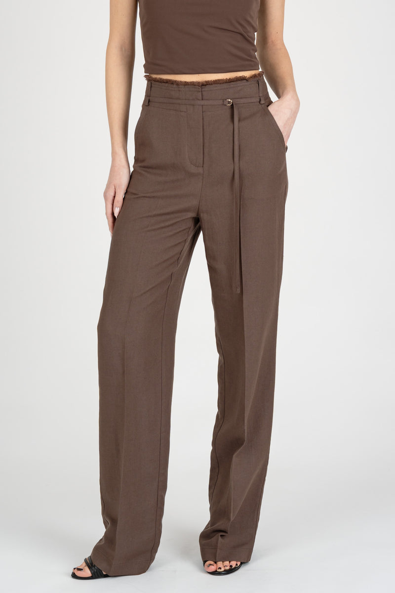 Pantalone Regular Fit Sensual Brown