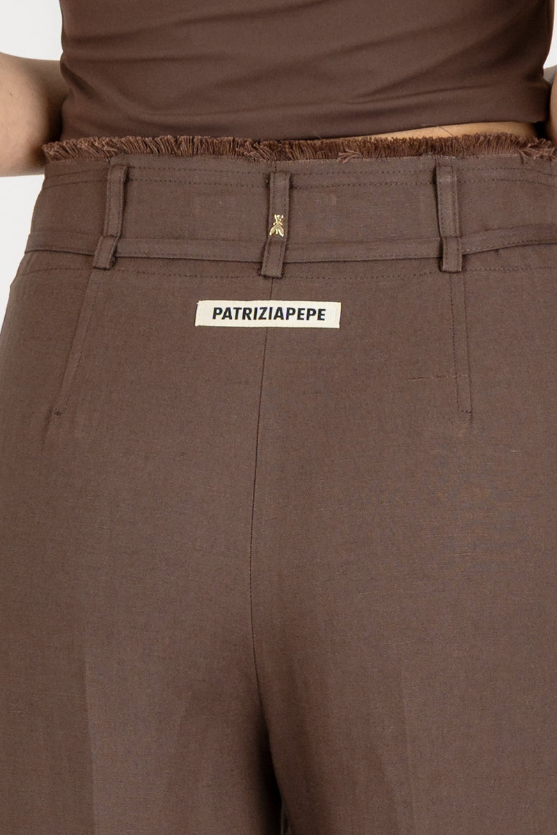 Pantalone Regular Fit Sensual Brown