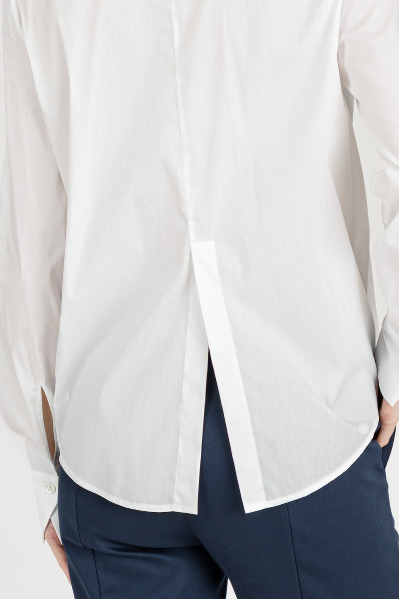 Camicia con Fly Bianco Ottico