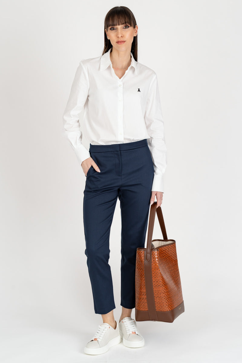 Pantalone a Sigaretta Navy