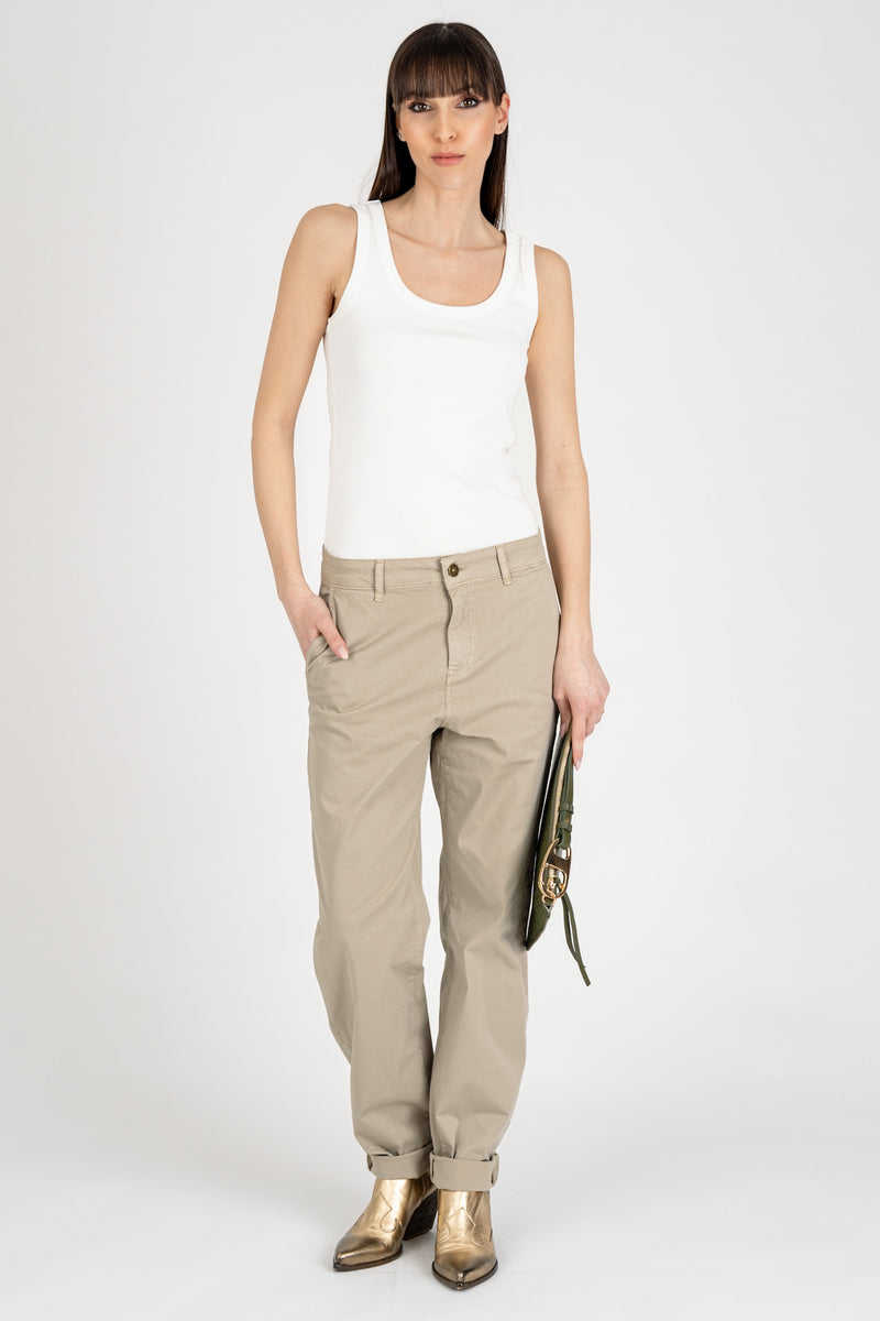 Pantalone Chinos Salvia