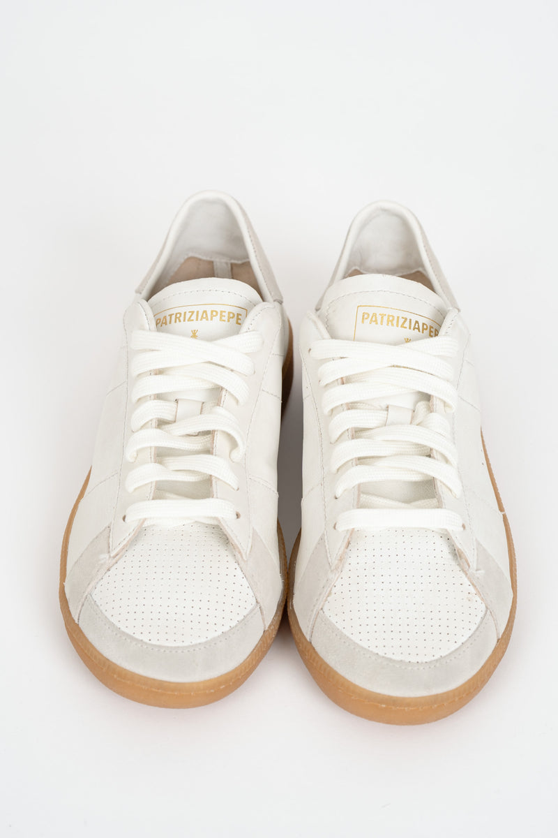 Sneaker Lettering White e Gold