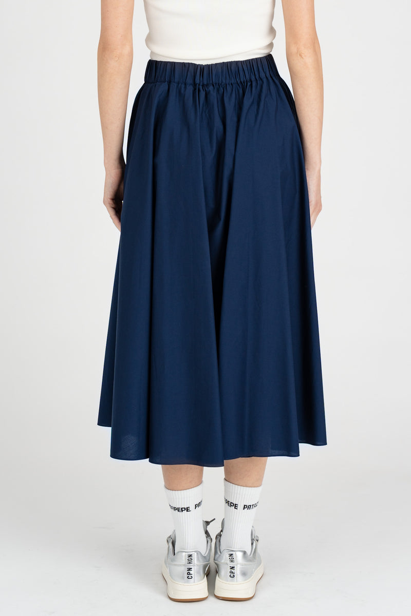 Gonna Midi a Ruota Navy
