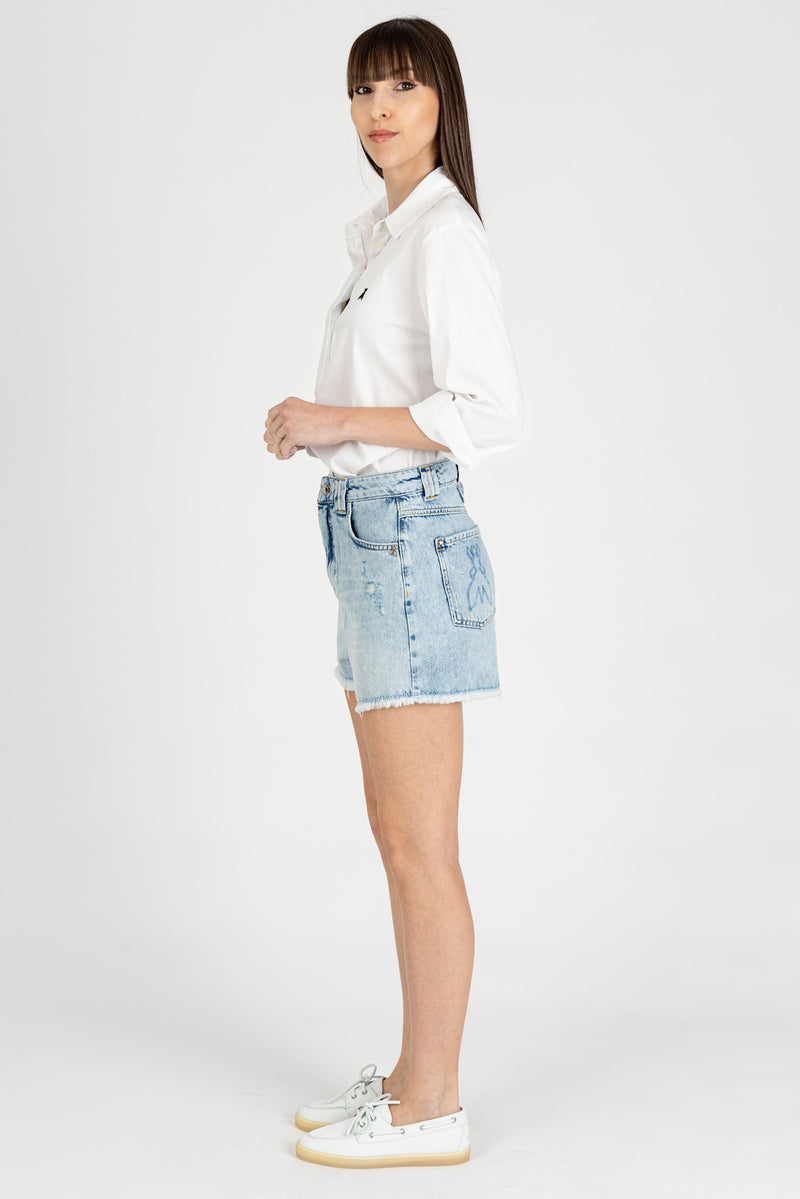 Short Denim Azure Wash
