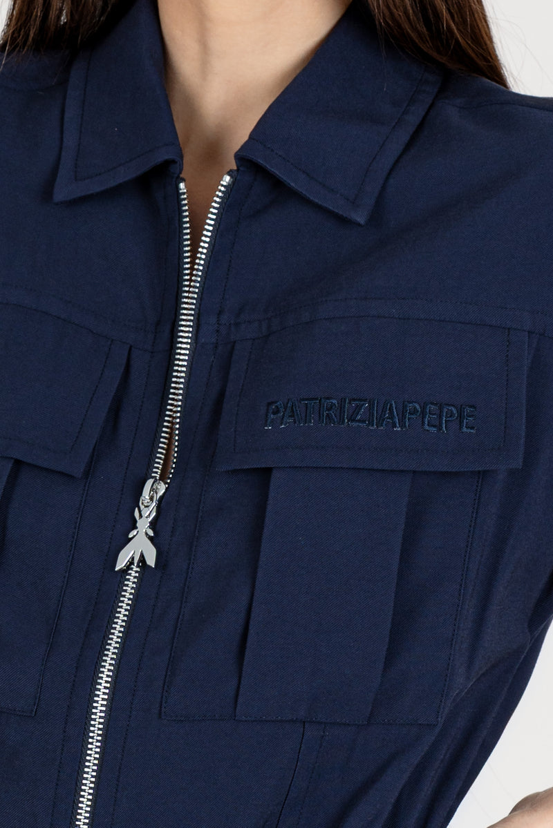 Tuta Casual Fluida Navy
