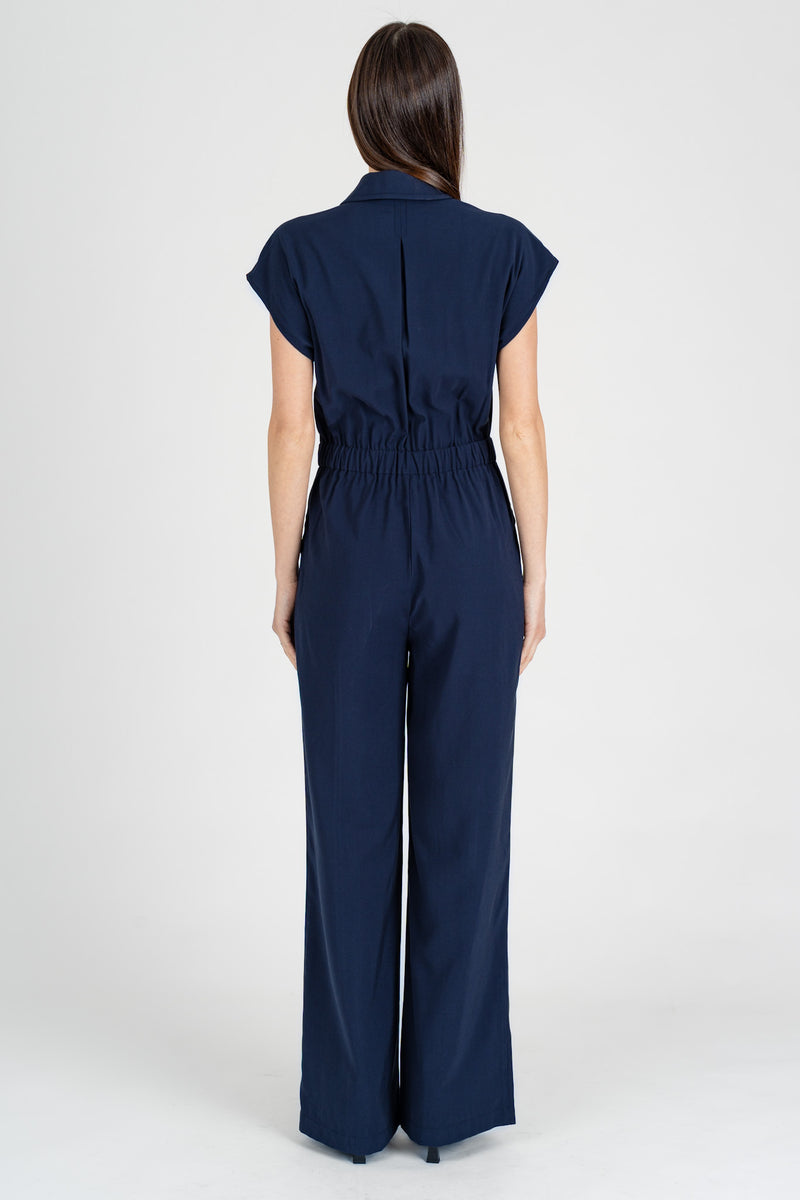 Tuta Casual Fluida Navy