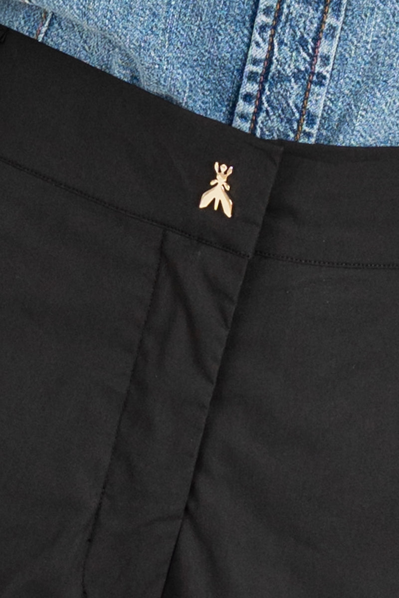 Short Popeline Nero
