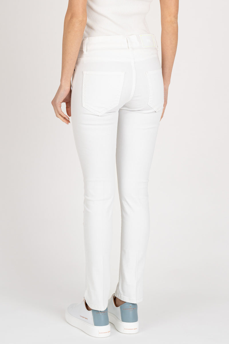 Pantalone Denim Bianco