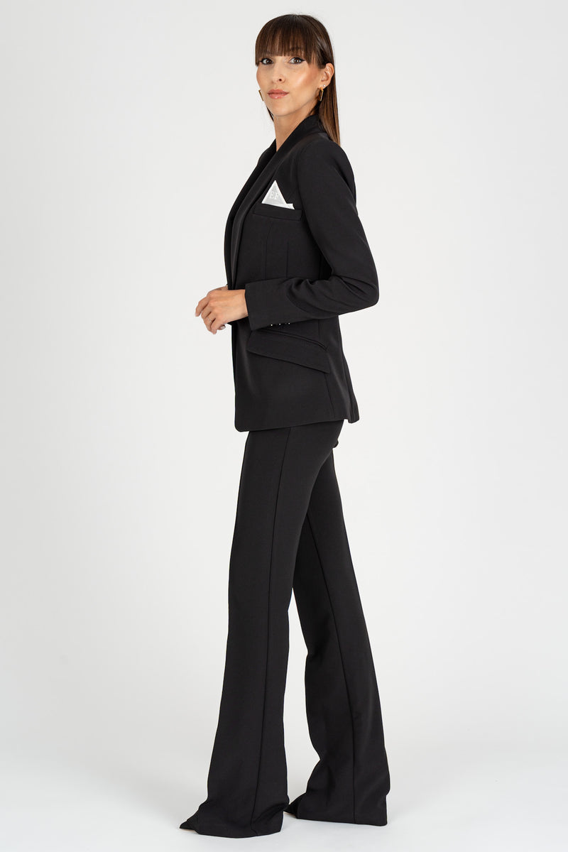 Completo Tailler in Crepe Nero