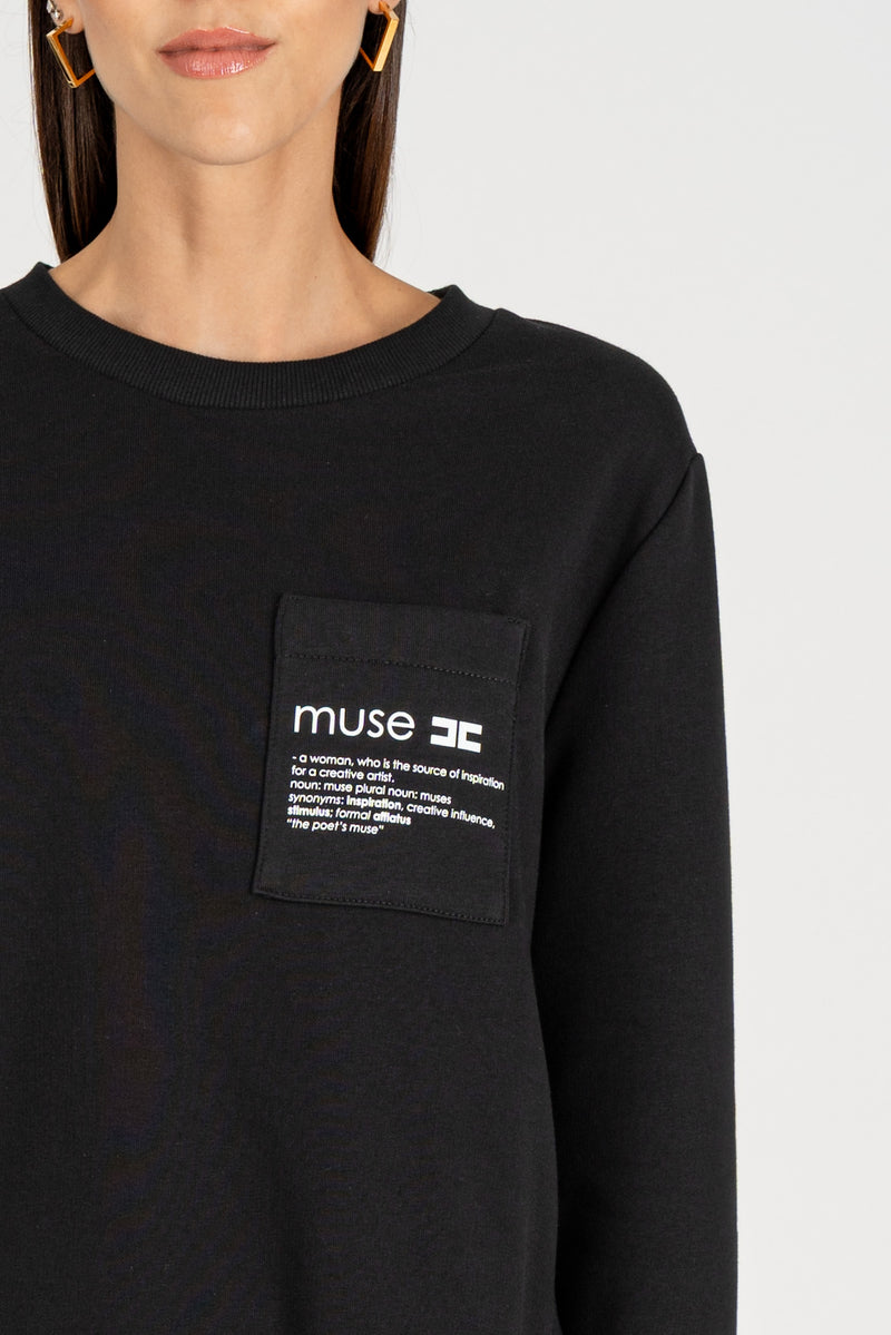 Felpa "Muse" Nero
