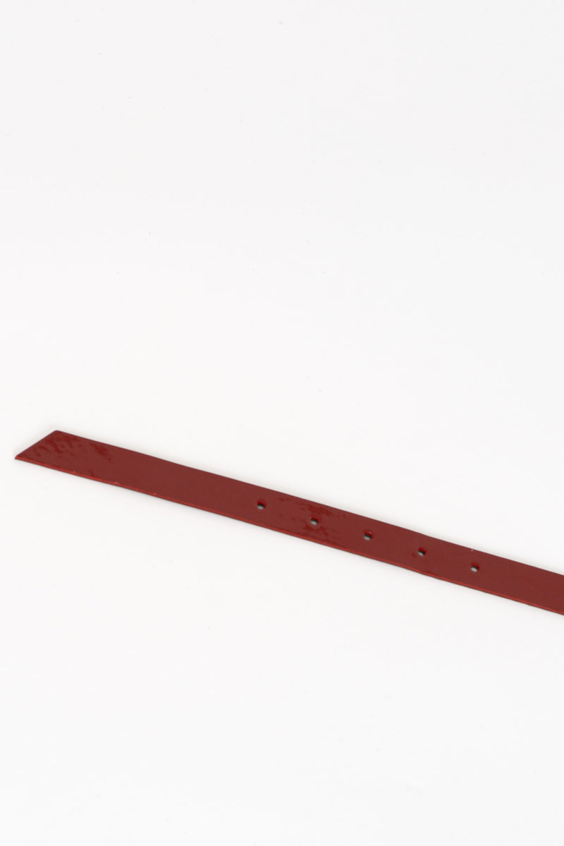 Cintura in Vernice Glossy Red