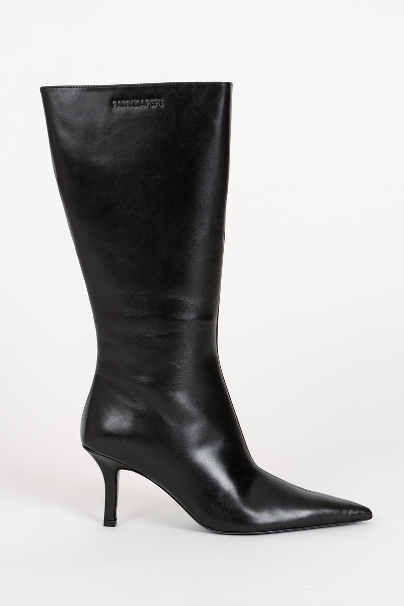Stivale in Pelle Nero