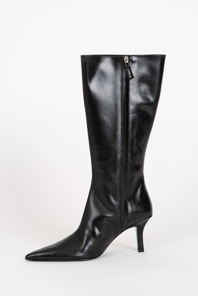 Stivale in Pelle Nero