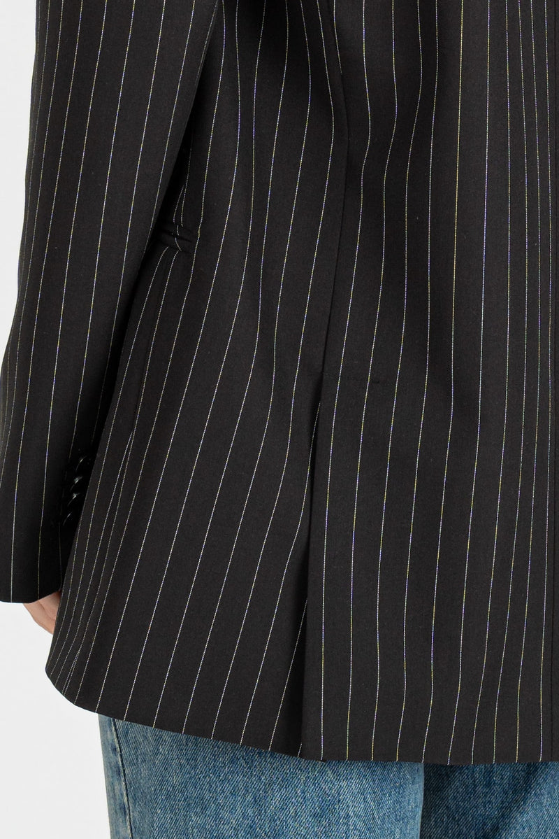 Giacca Blazer Gessato Black Stripes