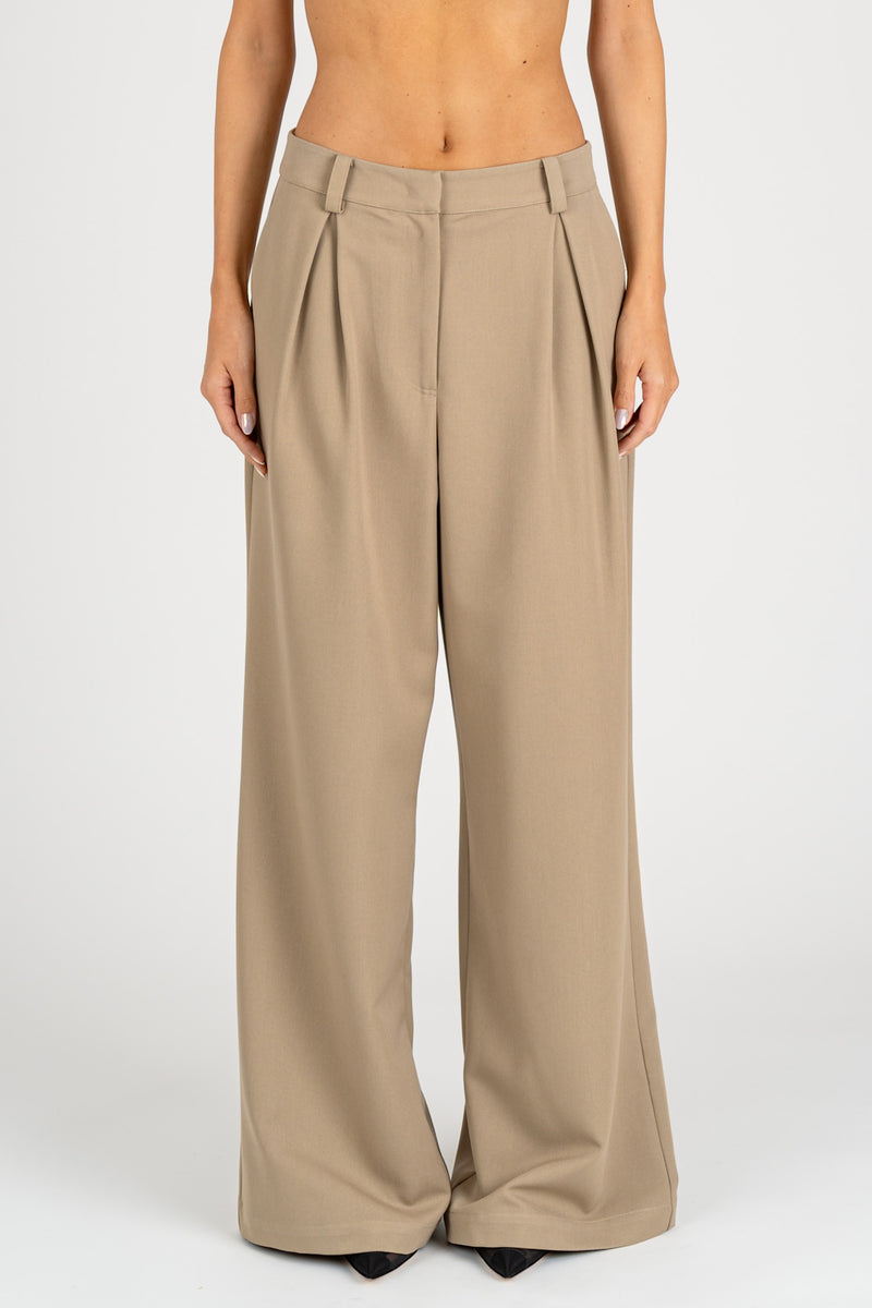 Pantalone Oversize Stone Beige
