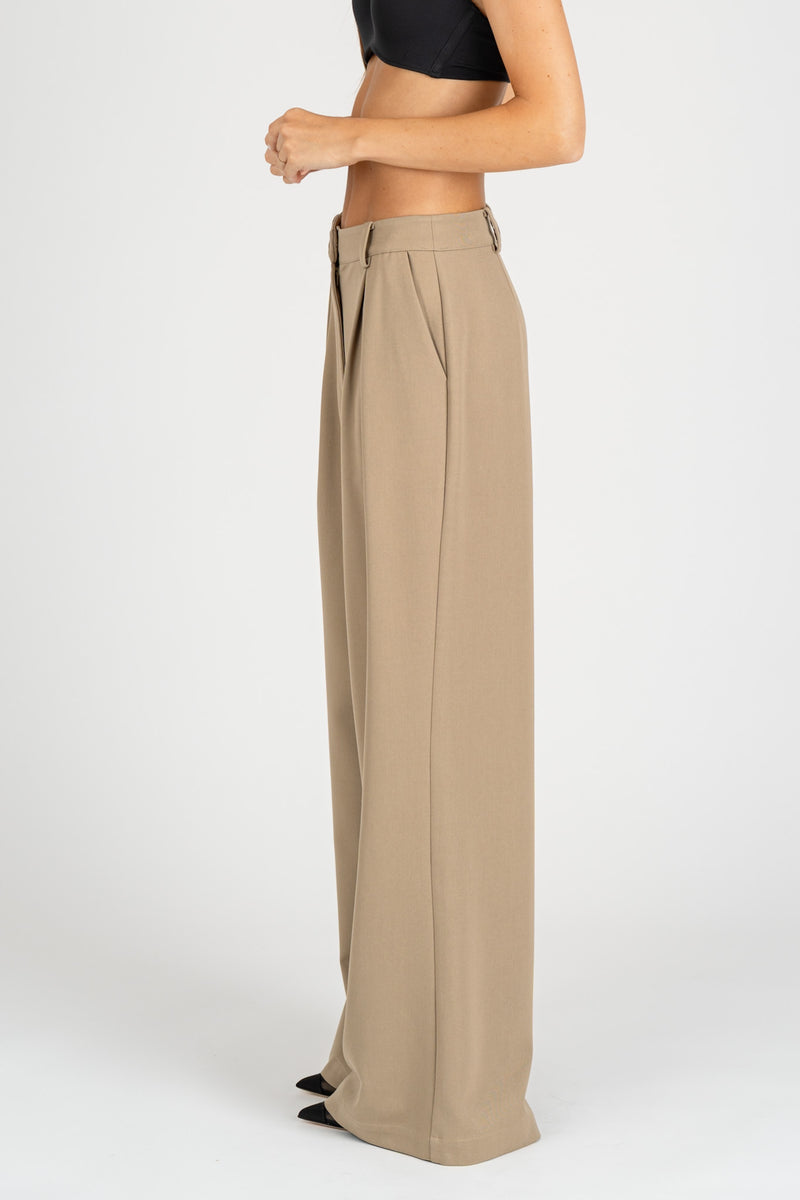 Pantalone Oversize Stone Beige