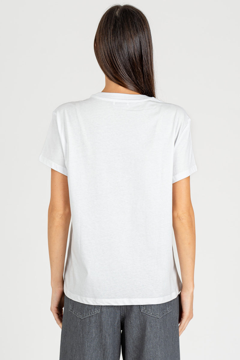 T-Shirt con logo Bianco Ottico