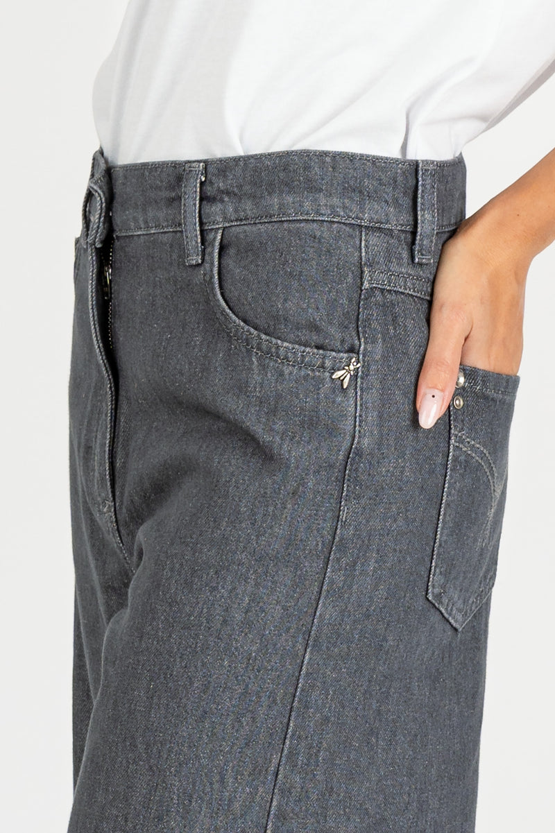 Jeans  Vita Bassa Gray Denim