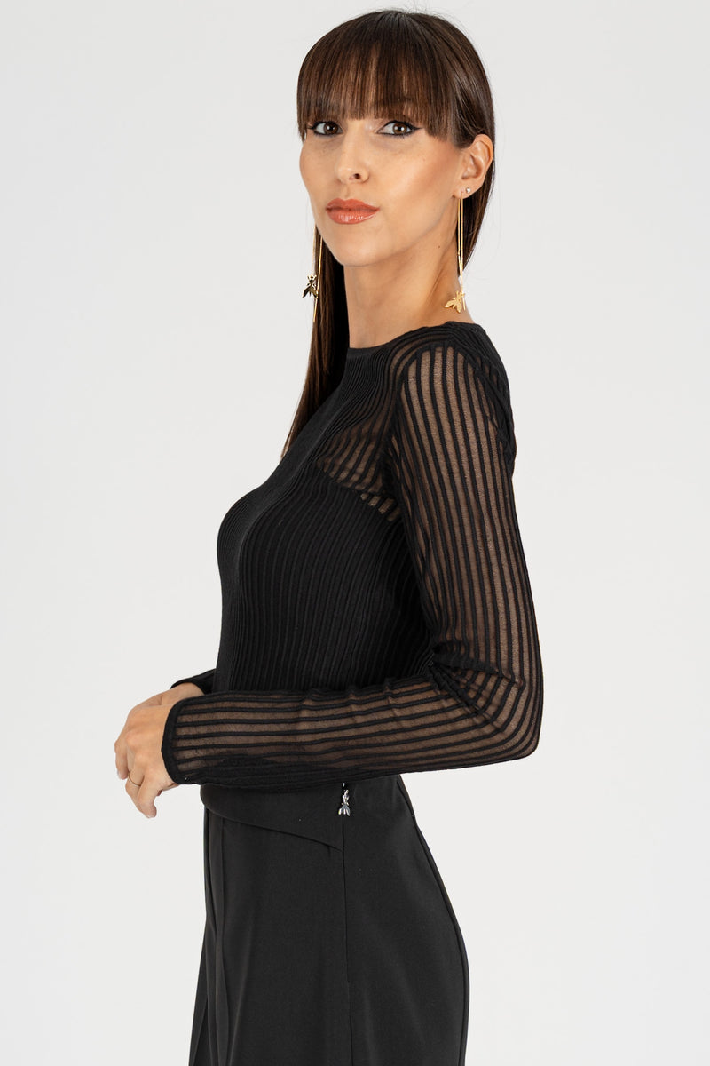 Maglia Coste Nero