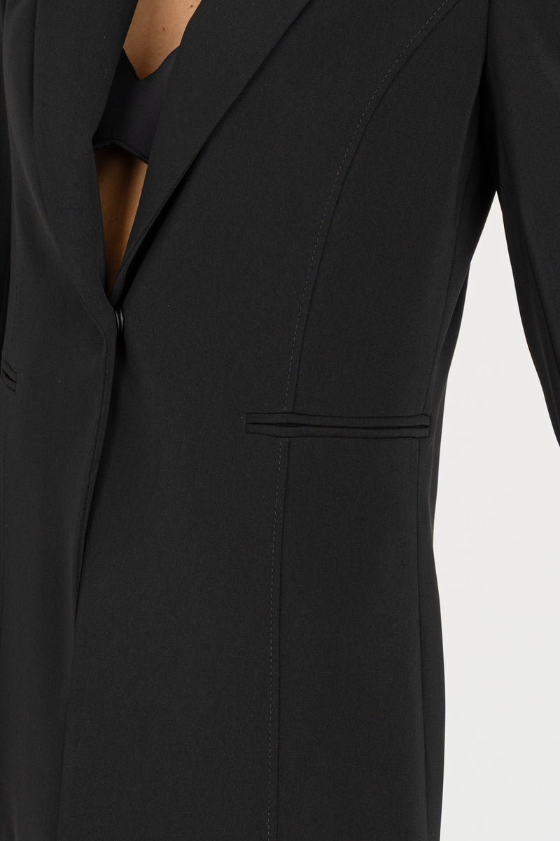 Giacca Blazer 1 Bottone Nero