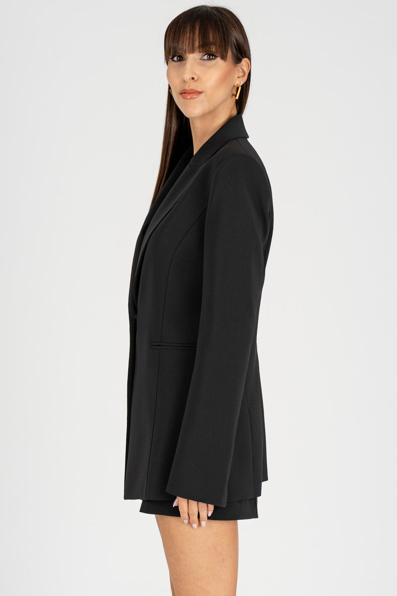 Giacca Blazer 1 Bottone Nero