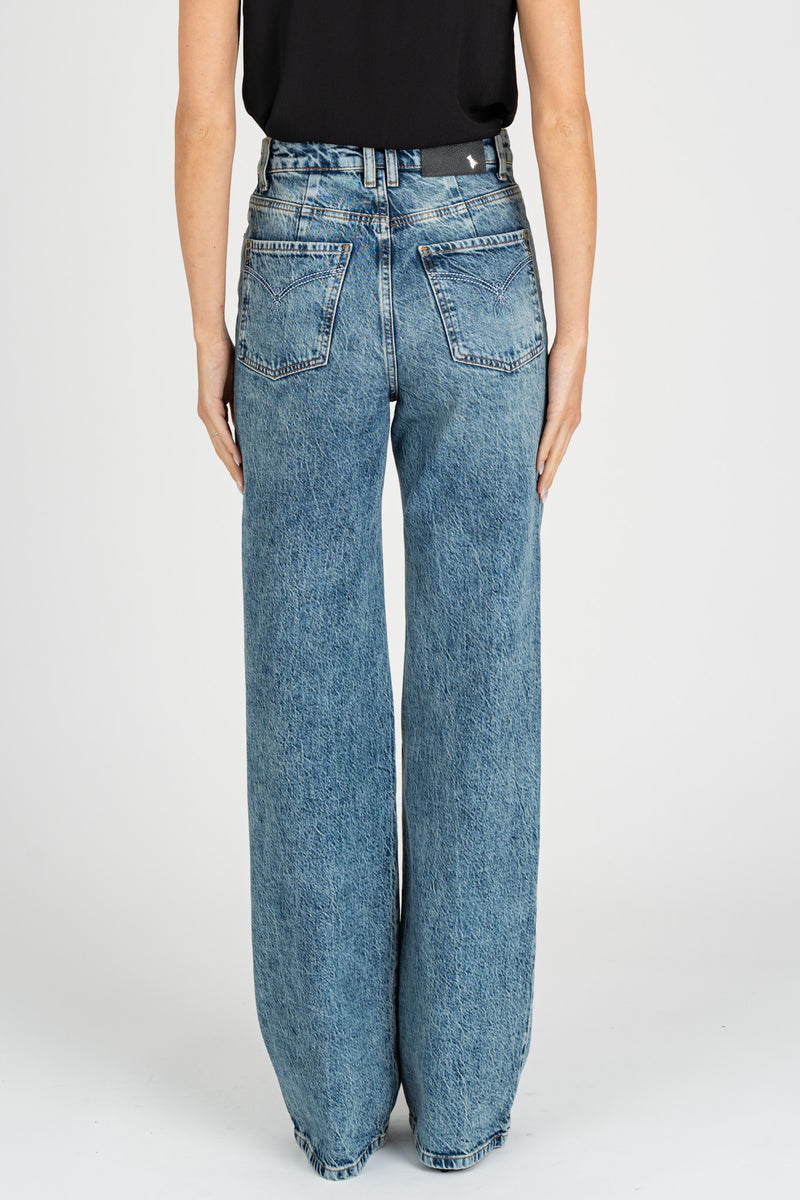 Jeans a Vita Alta Vintage Wash