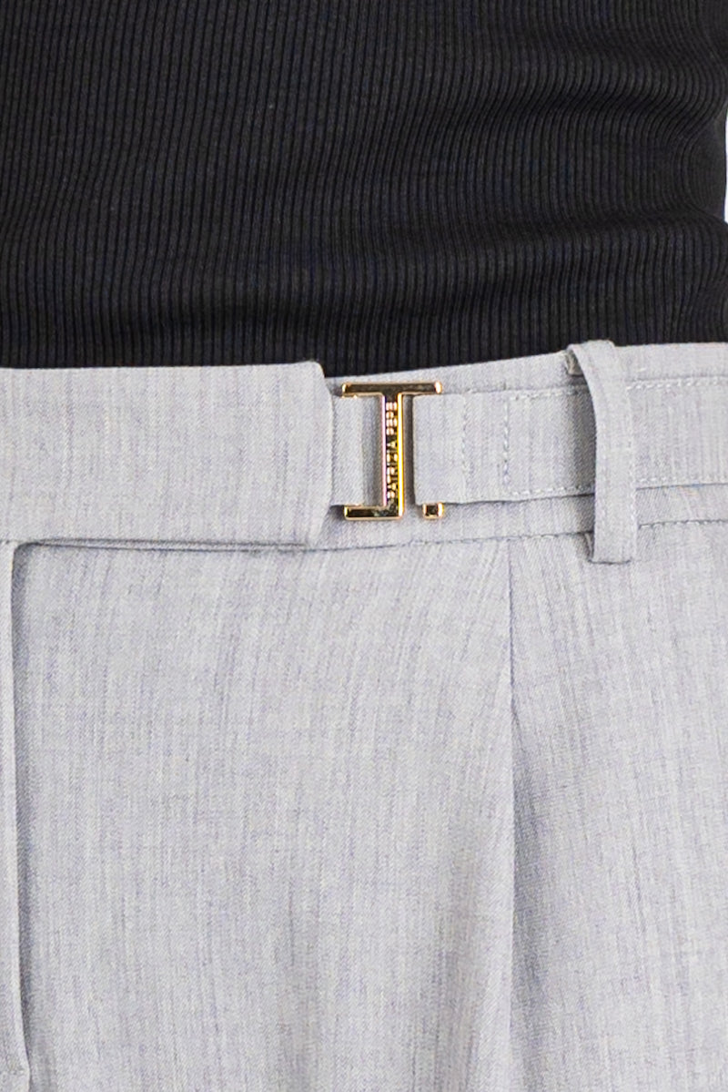 Pantalone Over Maschile Grigio Chiaro