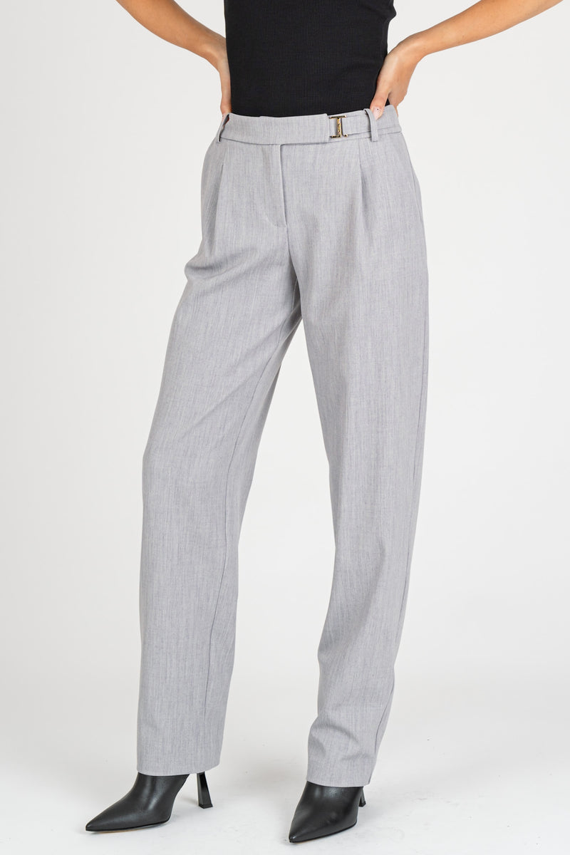 Pantalone Over Maschile Grigio Chiaro