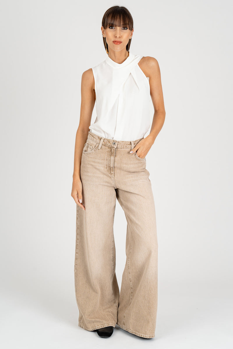 Jeans a Vita Bassa Earth Wash