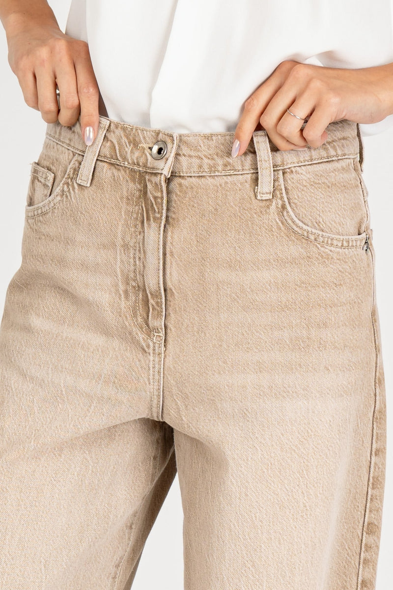 Jeans a Vita Bassa Earth Wash