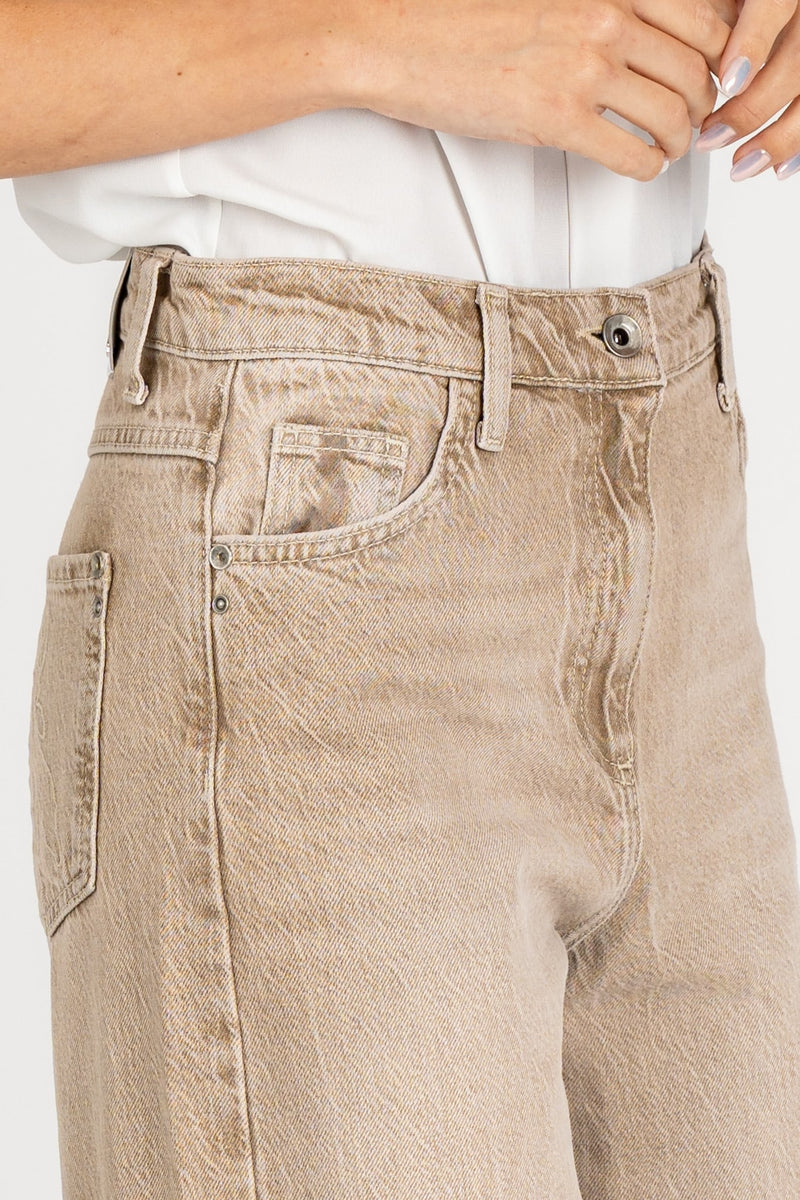Jeans a Vita Bassa Earth Wash