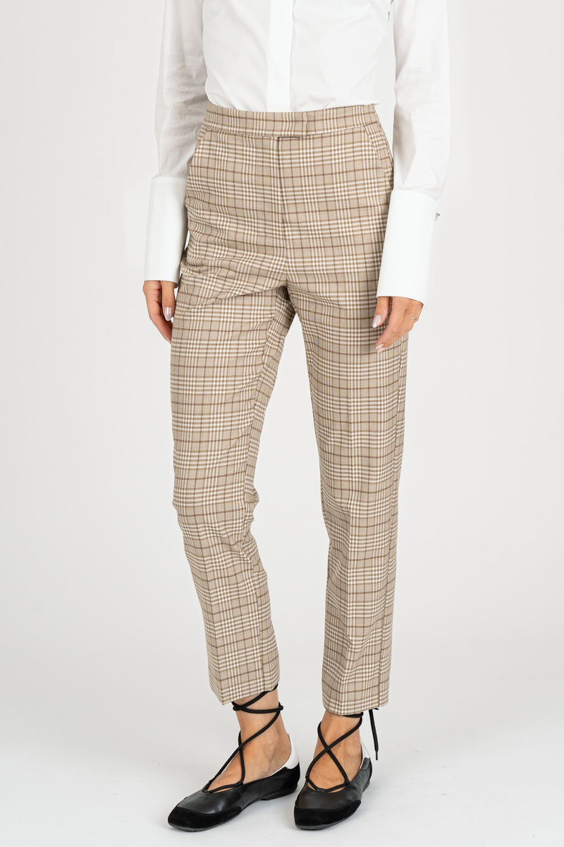 Pantalone Checked Stone Beige Check