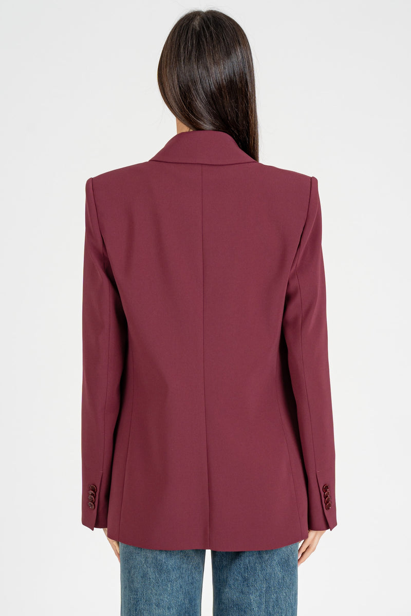 Giacca Blazer essential Plum Elixir