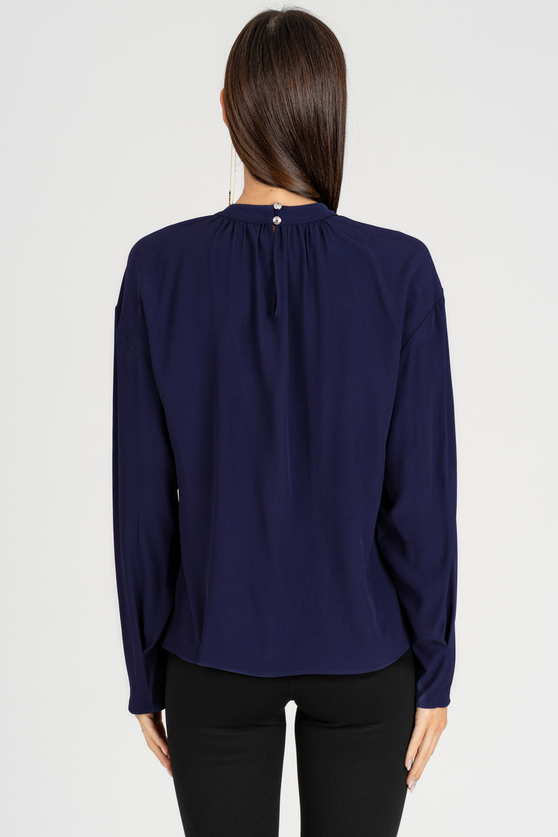 Camicia Cut-Out Evening Blue