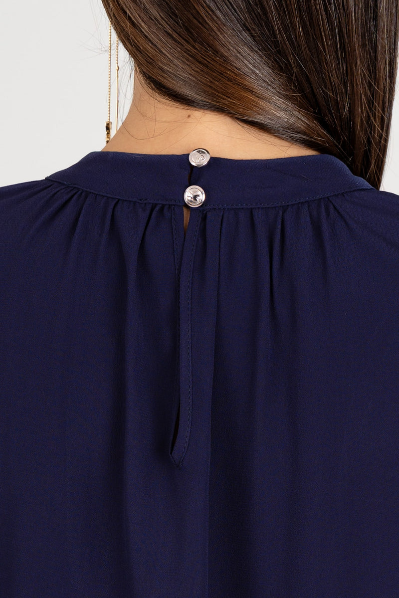 Camicia Cut-Out Evening Blue