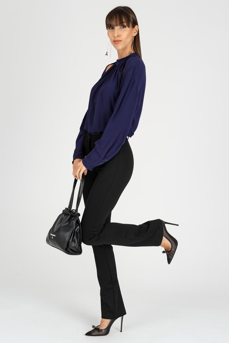 Pantalone Slim "Essential"Nero
