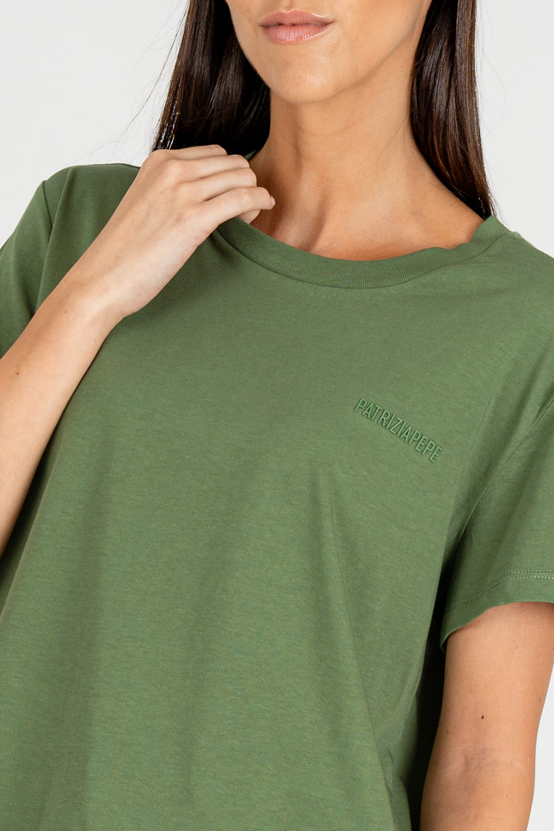 T-Shirt con Logo Green Garden