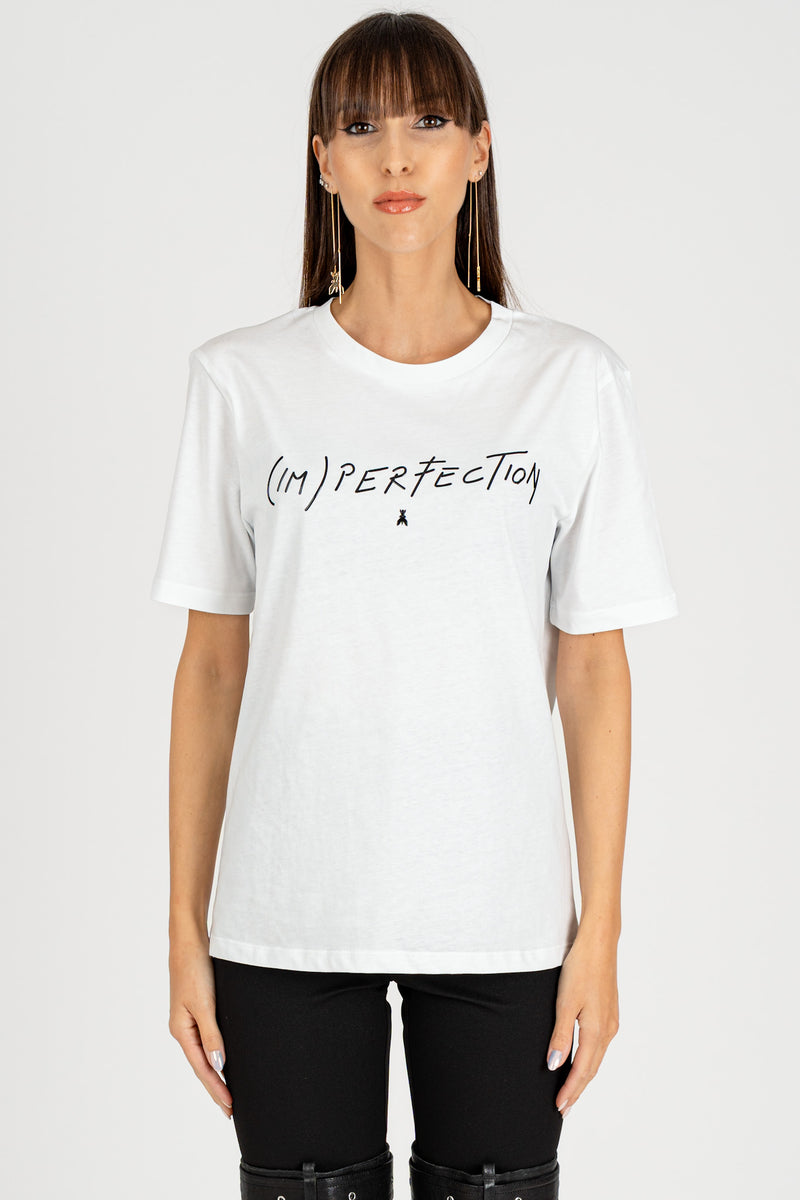 T-Shirt Stampa (IM) Perfection Bianco